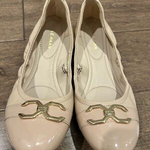 Cole Haan Women's Cream Ballet Flats